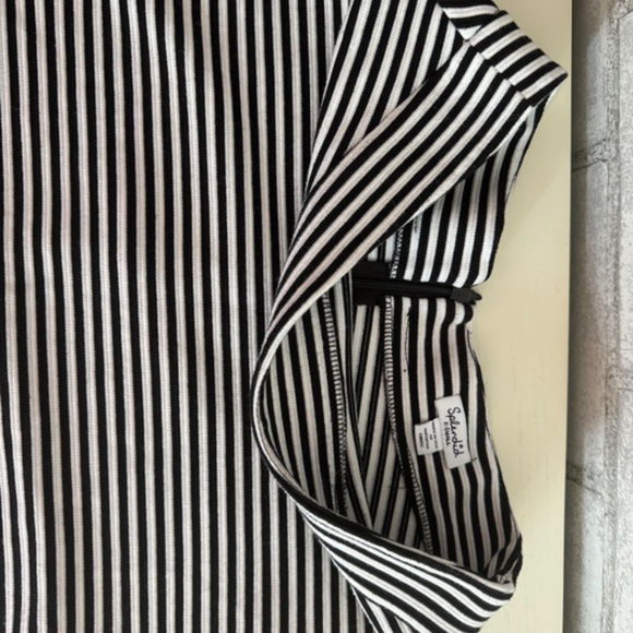 Black and White Striped Splendid Skirt - Picture 2 of 2